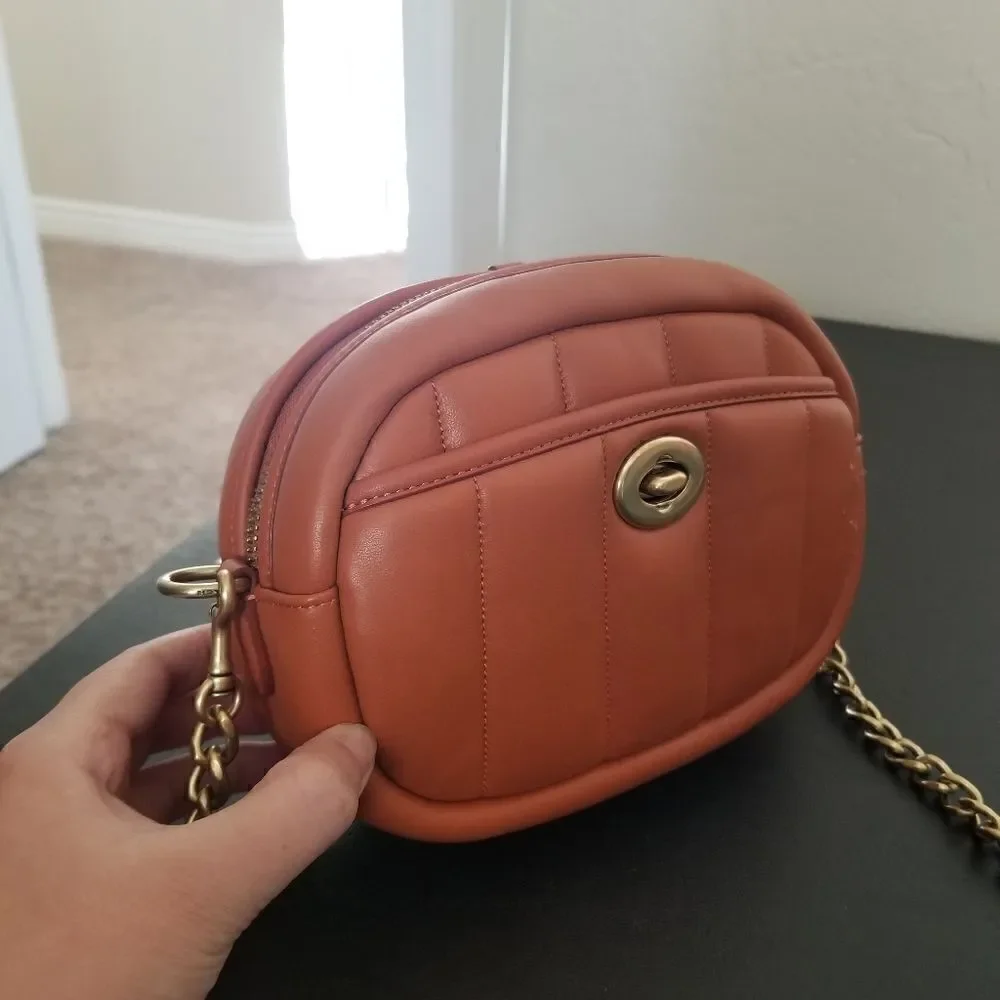 NWOT Coach Quilted Camera Bag